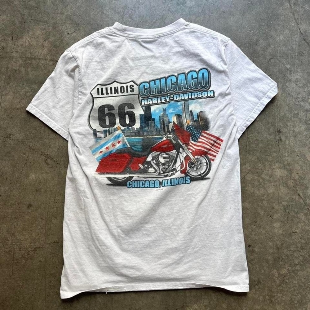 Vintage Harley Davidson Chicago Size Small Route 66